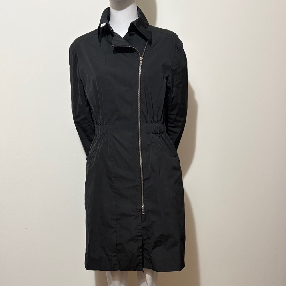 Nina Ricci Black Zip-Up Coat Size 40